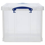 Really Useful clear storage box 84L (British brand)