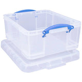 Really Useful clear storage box 18L - British product