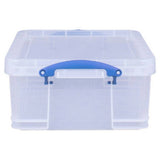 Really Useful clear storage box 18L - British product
