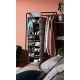 Argos Home grey hanging shoe storage 16 cubes - British product