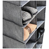 Argos Home grey hanging shoe storage 16 cubes - British product