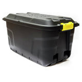 Argos Strata Heavy Duty Wheeled Plastic Storage Trunk 110L Black- Buy online at McGrocer