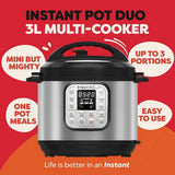Instant Pot Multi Cooker Duo 3 Mini 3L, imported from the UK