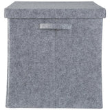 Habitat felt storage box 40cm with lid, imported from the UK