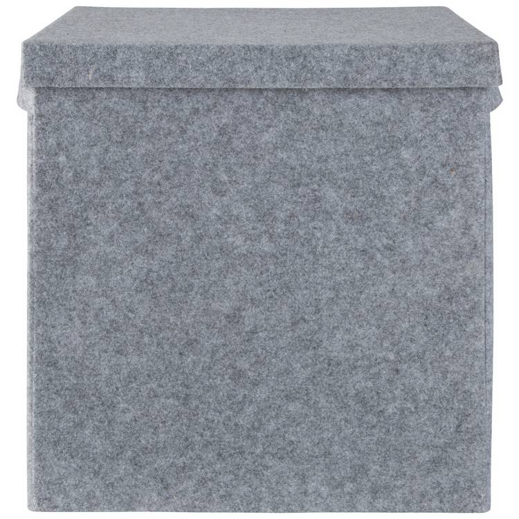 Habitat felt storage box 40cm with lid, imported from the UK