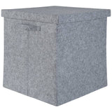 Habitat felt storage box 40cm with lid, imported from the UK