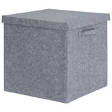 Habitat felt storage box 40cm with lid, imported from the UK