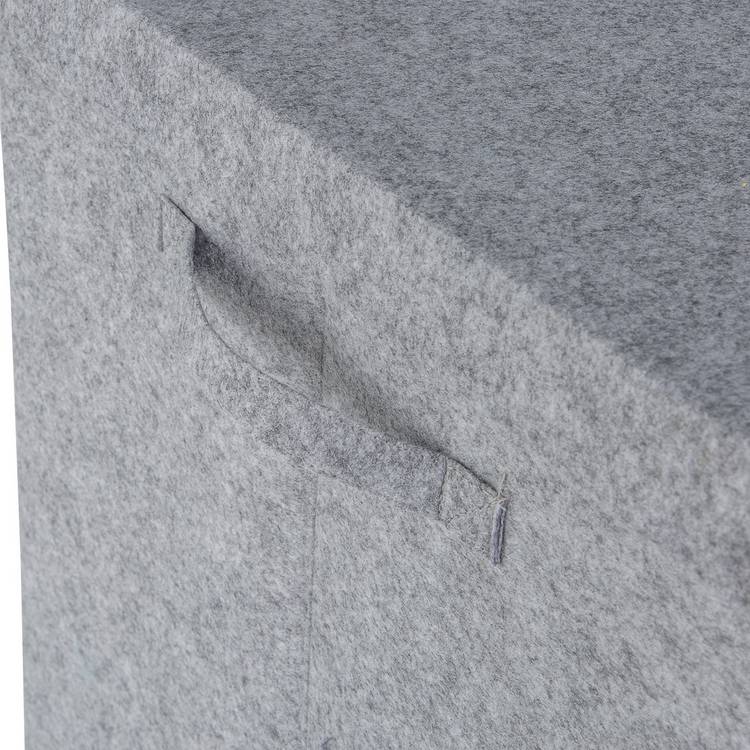 Habitat felt storage box 40cm with lid, imported from the UK