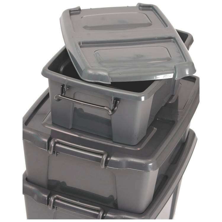 Strata wheeled recycled storage trunk 75L - British product