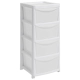 Argos Argos Home 4 Drawer Plastic Drawers White 80L- Buy online at McGrocer