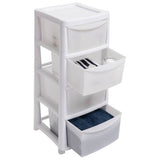 Argos Home 4 drawer plastic storage tower white (British brand)