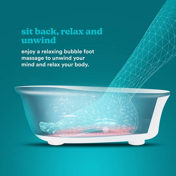 HoMedics Luxury footspa with heater - imported from the UK