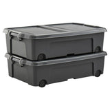 Strata wheeled underbed storage box 35L recycled plastic, UK version