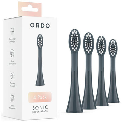 Argos Ordo Sonic Charcoal Grey Electric Brush Heads - 4 Pack- Buy online at McGrocer