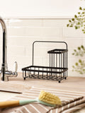 Black sinktop organiser caddy 20x22x12.5cm - British product