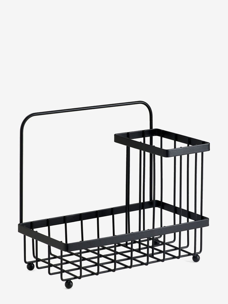 Black sinktop organiser caddy 20x22x12.5cm - British product