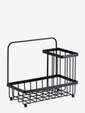 Black sinktop organiser caddy 20x22x12.5cm - British product