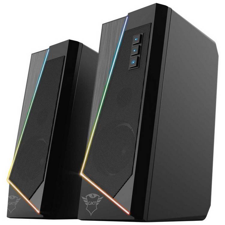 Trust Zoxa GXT609 PC speaker set in black (British brand)