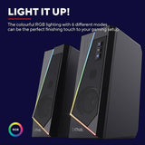 Trust Zoxa GXT609 PC speaker set in black (British brand)