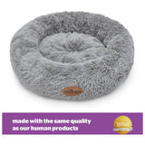Silentnight donut dog bed grey medium, imported from the UK