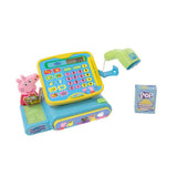 Peppa Pig cash register and basket shopping set (British brand)