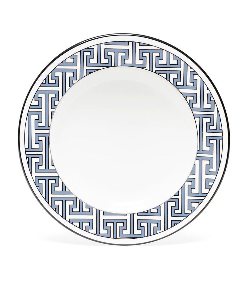 O.W. London Maze geometric print tea plate 16.5cm diameter, imported from the UK