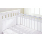 BreathableBaby 4 sided airflow cot liner white - British product