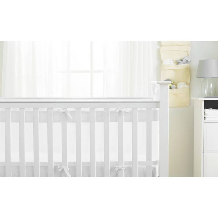 BreathableBaby 4 sided airflow cot liner white - British product