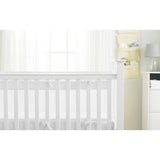 BreathableBaby 2 Sided Airflow cot liner white - British product