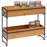 Argos Habitat Bamboo Wood Spice Rack 28x10x31cm- Buy online at McGrocer