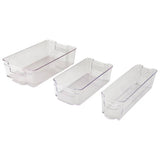 Argos Home Storage Set three plastic containers (British brand)