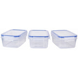 Argos Home klip lock storage set pack of 3 900ml, imported from the UK