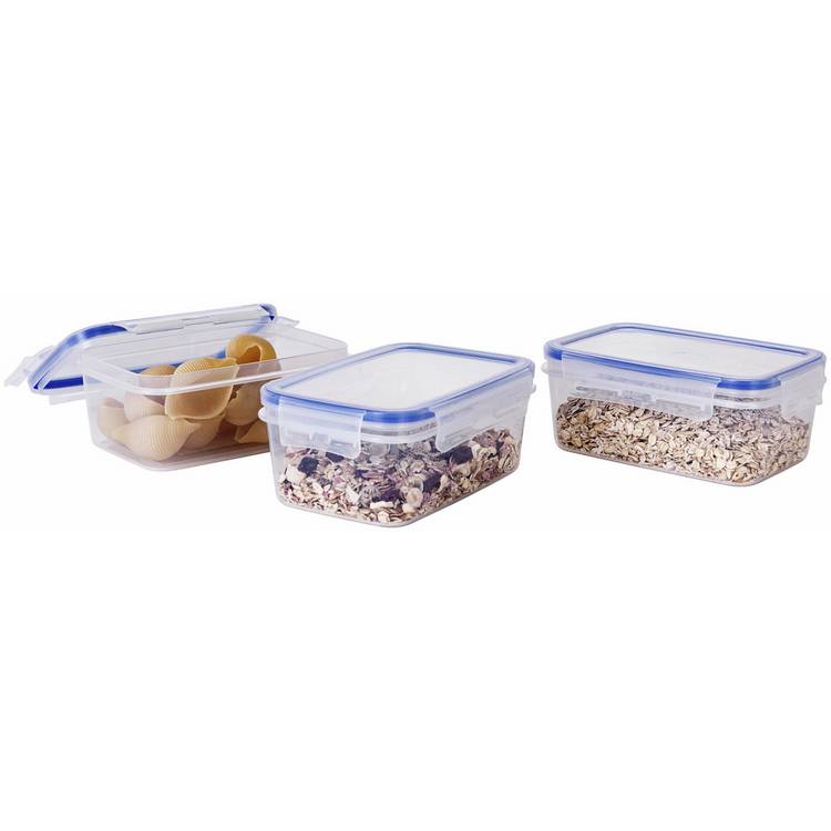 Argos Home klip lock storage set pack of 3 900ml, imported from the UK
