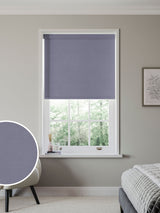 Next Next Idris Grape Purple Blackout Roller Blind- Buy online at McGrocer