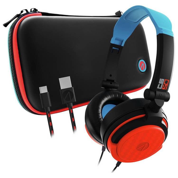 STEALTH premium travel kit for Nintendo Switch with headset, imported from the UK