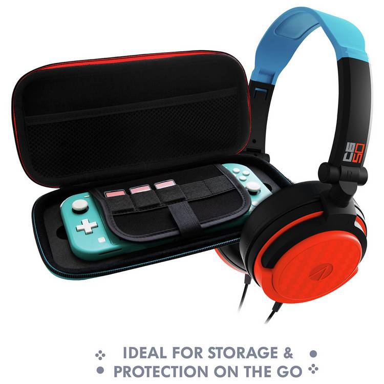 STEALTH premium travel kit for Nintendo Switch with headset, imported from the UK