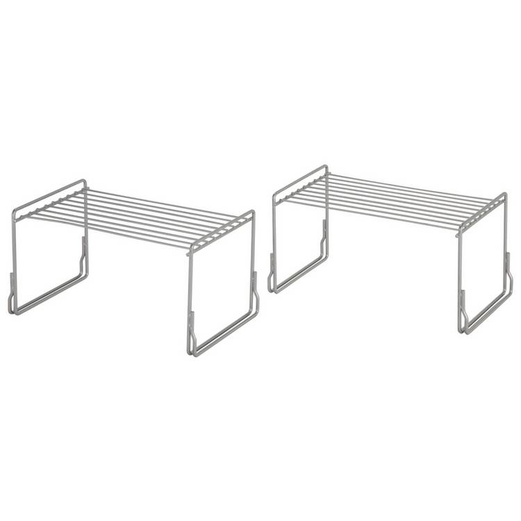 Argos Home steel plate rack set for kitchen storage - British product