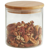 Habitat 660ml glass jar with bamboo lid (British brand)