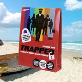 Trapped escape room game Flight 927, imported from the UK