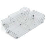 Argos Home clear drawer organiser set of 6, UK version