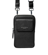 Harrods Aspinal of London Leather Cross-Body Phone Pouch- Buy online at McGrocer
