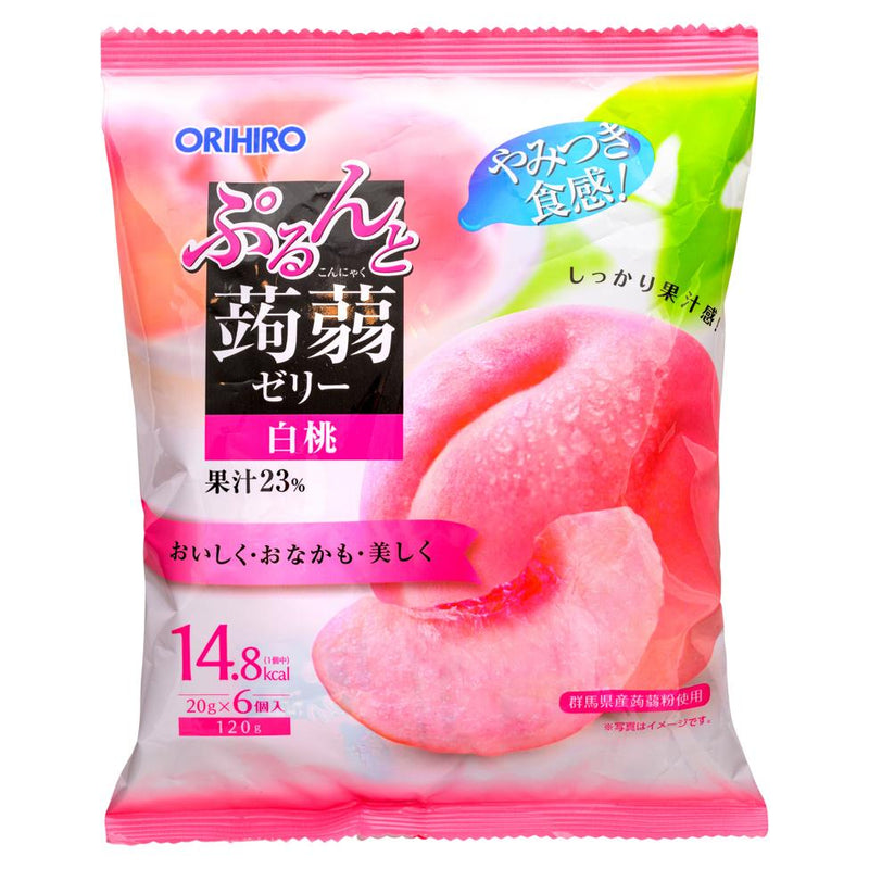 Orihiro Konjac Jelly peach flavour - British product