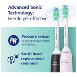 Philips Sonicare 3100 electric toothbrush dual pack black pink, UK version