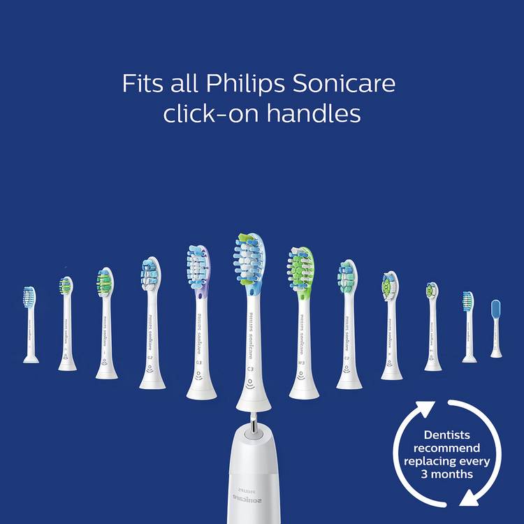 Philips electric ProResults brush heads 4 pack, UK version