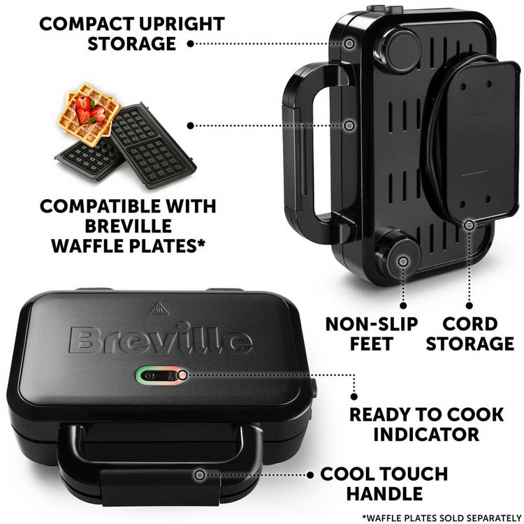 Breville sandwich toaster 2 portion, imported from the UK