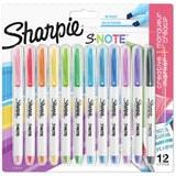 Argos Sharpie S-Note Chisel Tip Highlighters Assorted Pastel Colours Pack of 12- Buy online at McGrocer