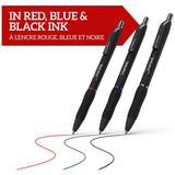 Sharpie S-Gel 0.7mm black gel pens pack of 3 - British product