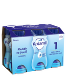 Aptamil first infant ready to feed milk 6x200ml - British product