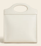 Burberry mini canvas pocket bag with leather trims (British brand)