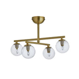 Habitat Chuck flush ceiling light brushed brass, UK version